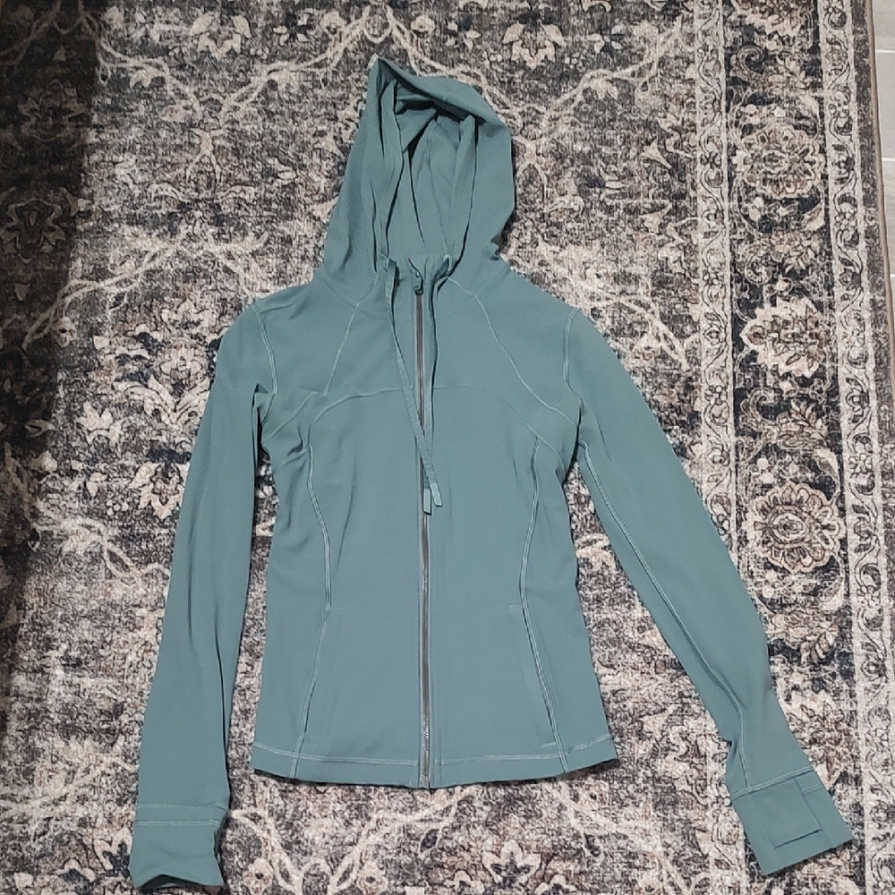 Women's Teal Hooded Jacket